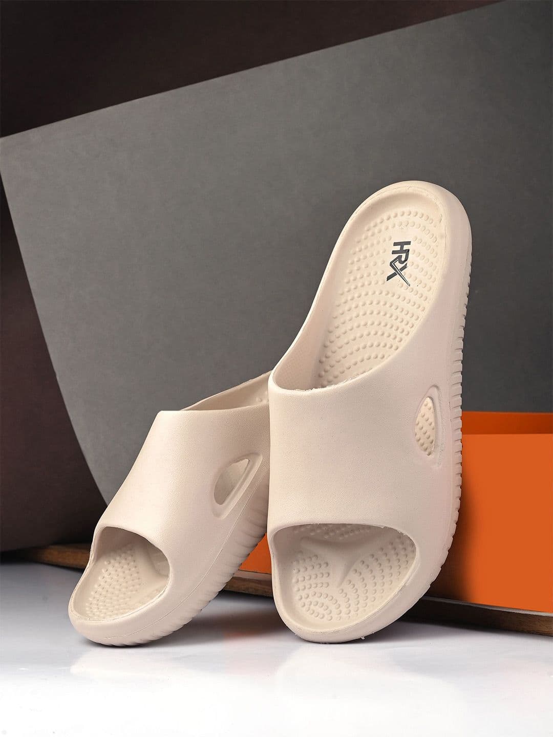 HRX by Hrithik Roshan Men Rubber Sliders - view 1