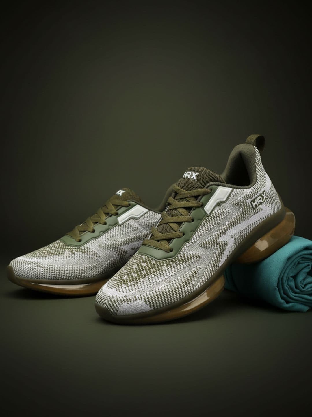 HRX by Hrithik Roshan Men Textile Running Non-Marking Shoes - view 1