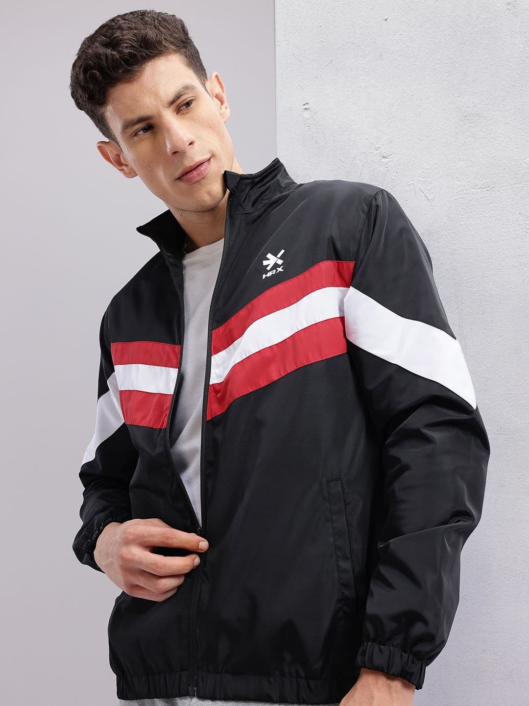 HRX by Hrithik Roshan Striped Lifestyle Jacket - view 1