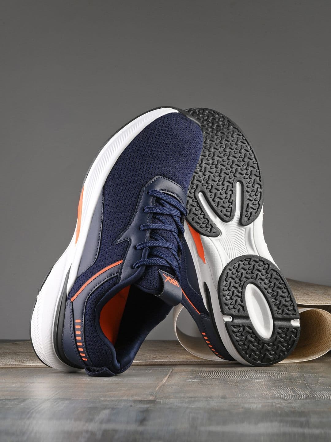 HRX by Hrithik Roshan Men Navy Blue Mesh Running Shoes - view 1