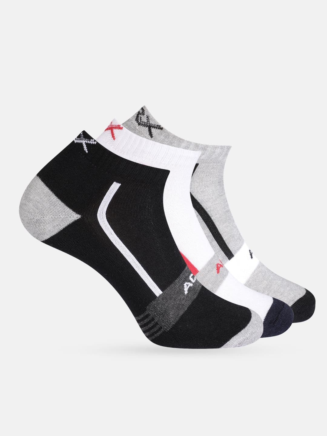 HRX by Hrithik Roshan Men Pack of 3 Ankle Length Socks - view 1