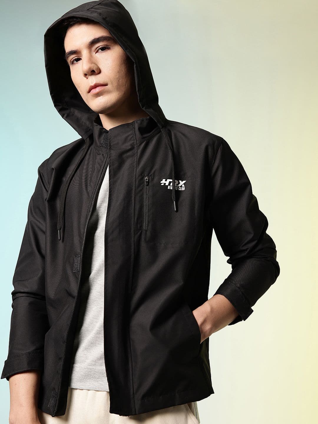 HRX by Hrithik Roshan Hooded Outdoor Tailored Jacket - view 1