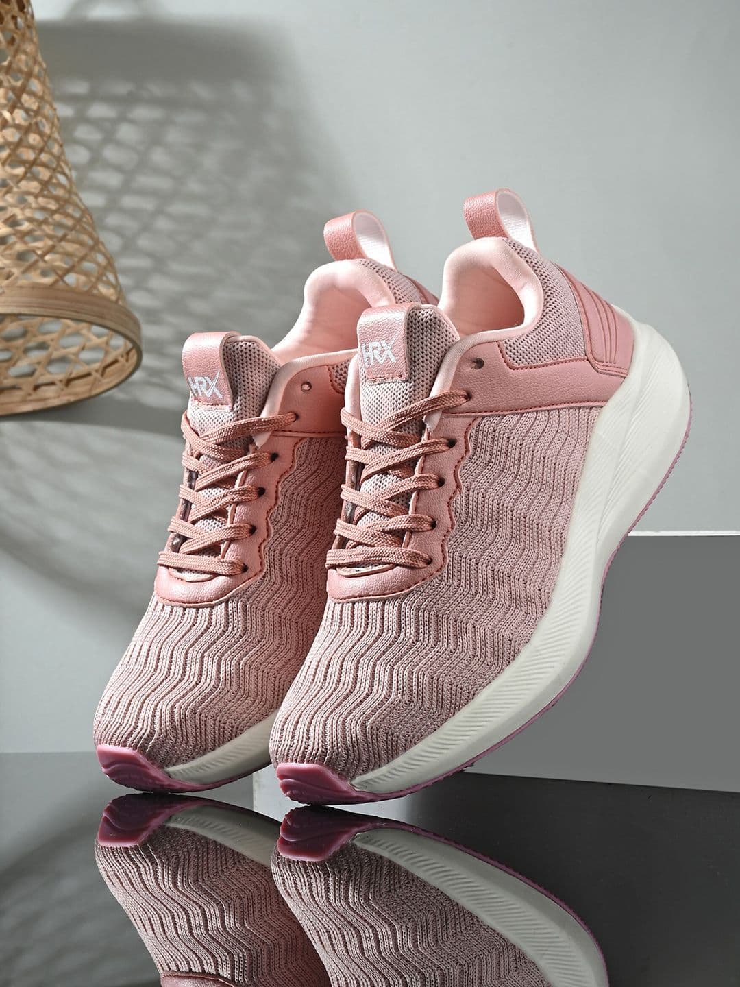 HRX by Hrithik Roshan Women Pink Memory Foam Non-Marking Running Shoes - view 1