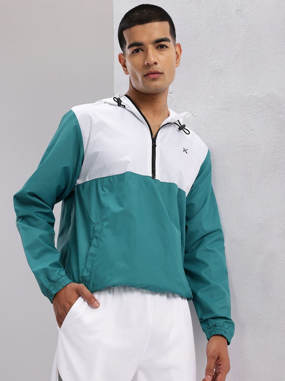 HRX by Hrithik Roshan Colourblocked Windcheater Jacket - view 1