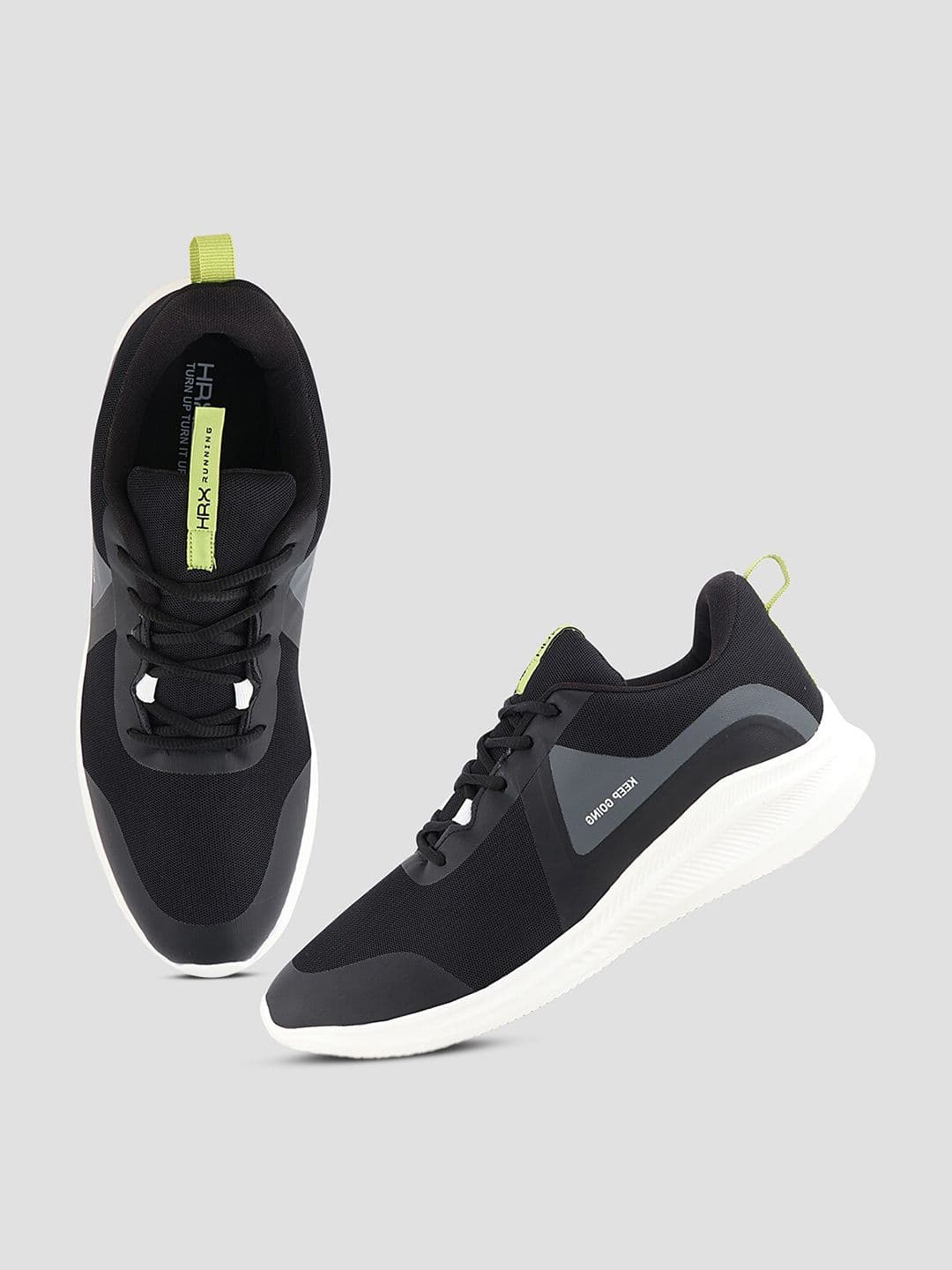 HRX by Hrithik Roshan Men Black RIVARA Running Shoes - view 1