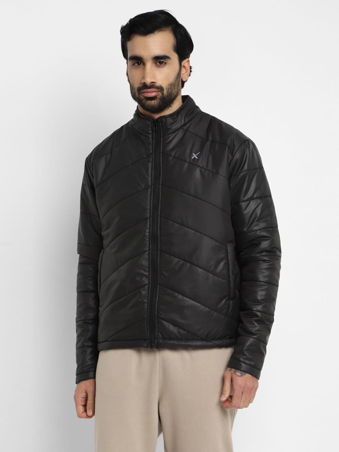 HRX by Hrithik Roshan Mock Collar Long Sleeves Padded Jacket - view 1