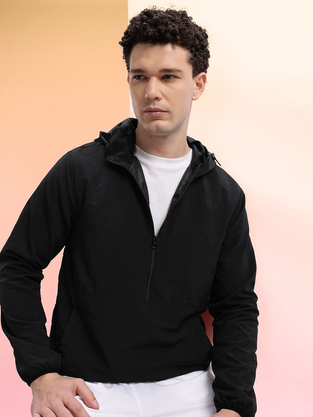HRX by Hrithik Roshan Outdoor Half-Zippered Sporty Jacket - view 1