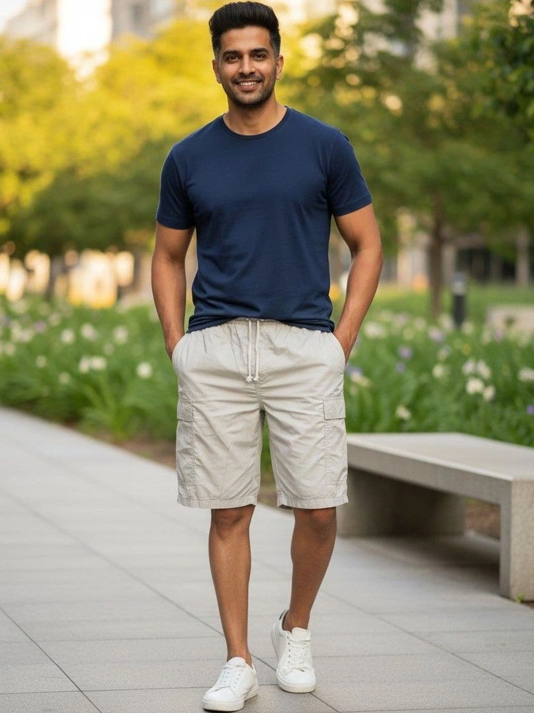 World Fashion Collection Men Cargo Shorts - view 1