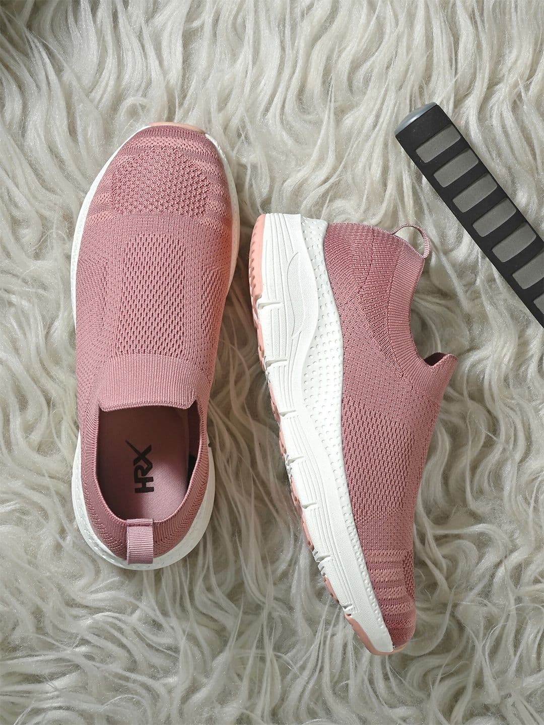 HRX by Hrithik Roshan Women Pink Memory Foam Non-Marking Walking Shoes - view 1