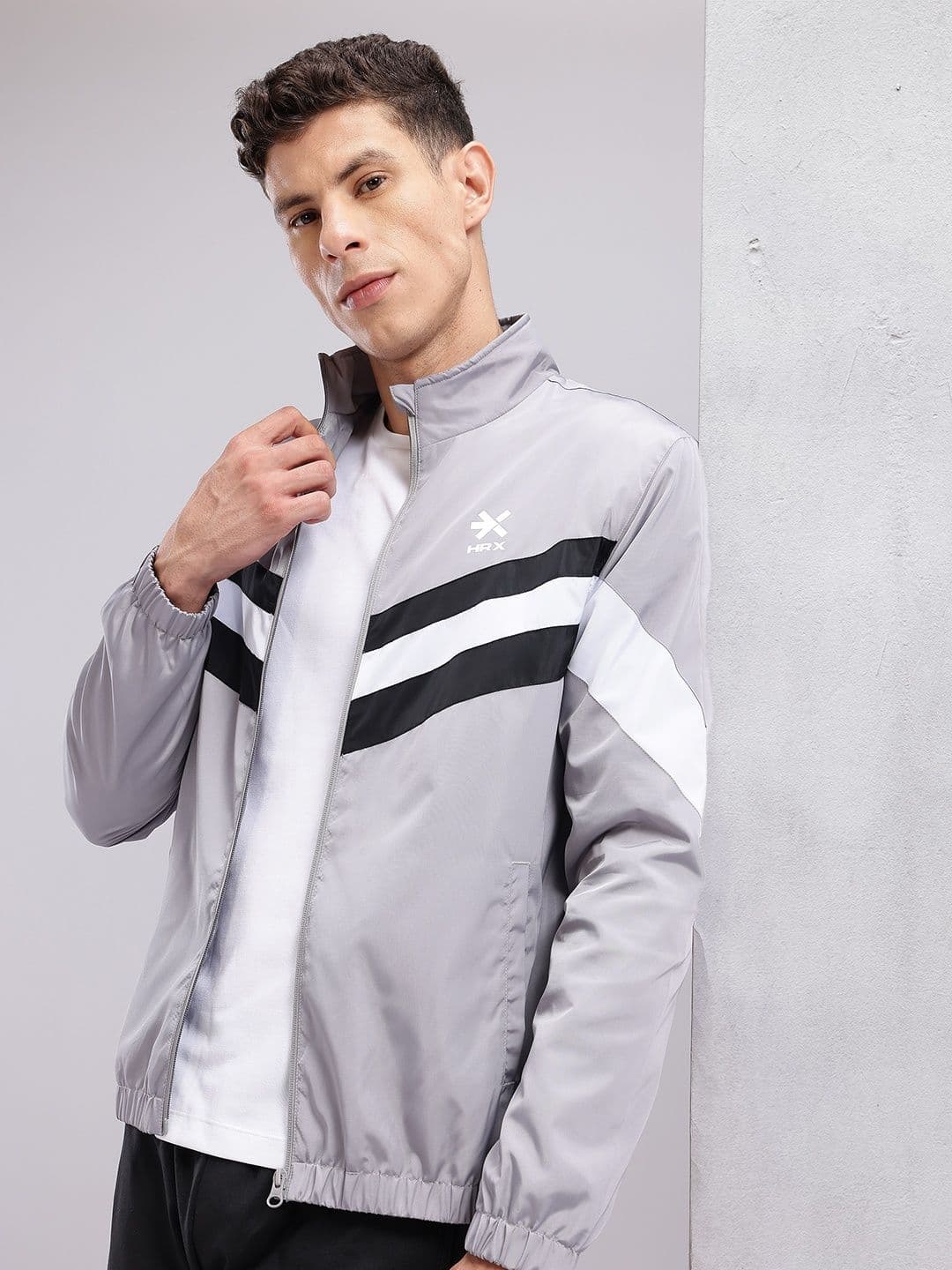 HRX by Hrithik Roshan Striped Lifestyle Jacket - view 1