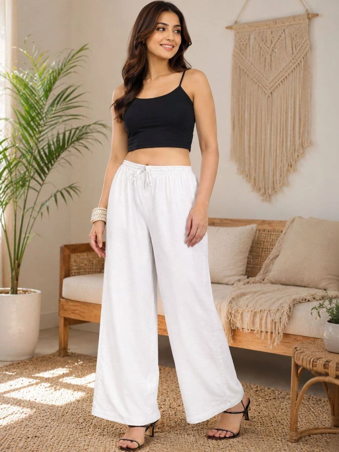 Moda Rapido X Gracit Women Knitted Ethnic Palazzos - view 1