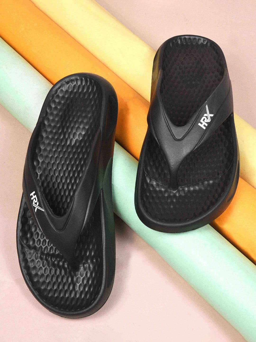HRX by Hrithik Roshan Men Rubber Thong Flip-Flops - view 1