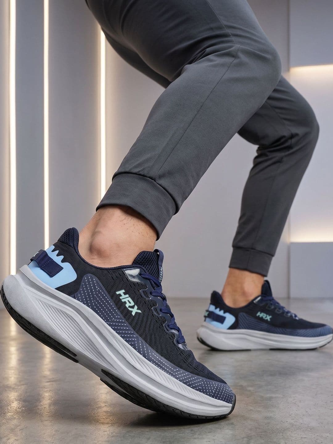 HRX by Hrithik Roshan Men Mesh Running Shoes - view 1