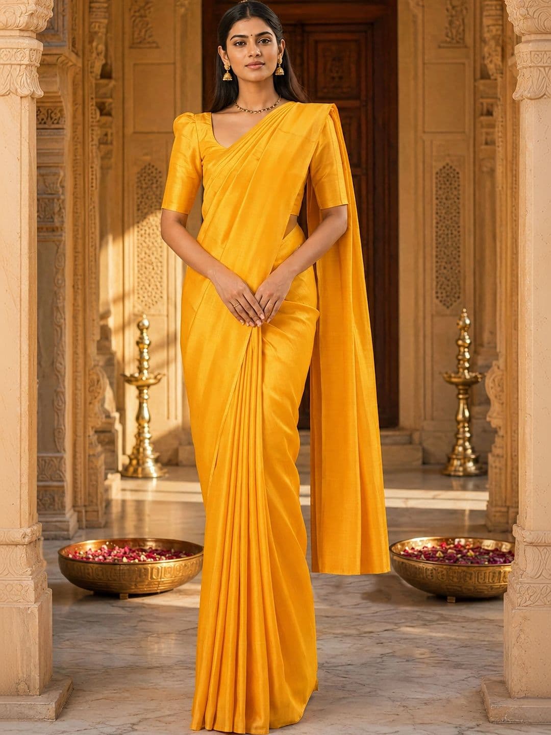 Moda Rapido Silk Blend Designer Banarasi Saree - view 1