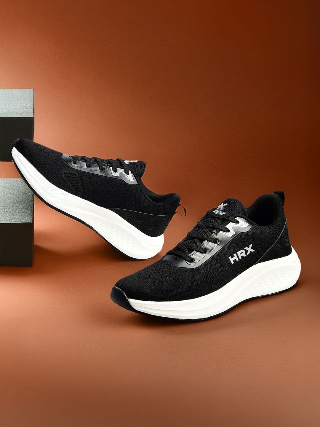 HRX by Hrithik Roshan Men Textile Running Non-Marking Sports Shoes - view 1