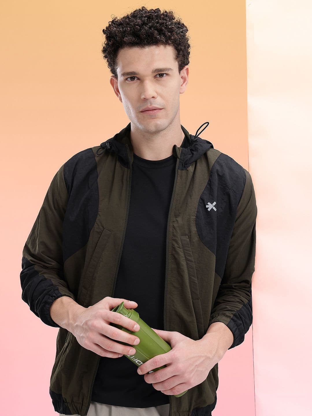HRX by Hrithik Roshan Colourblocked Running Jacket - view 1