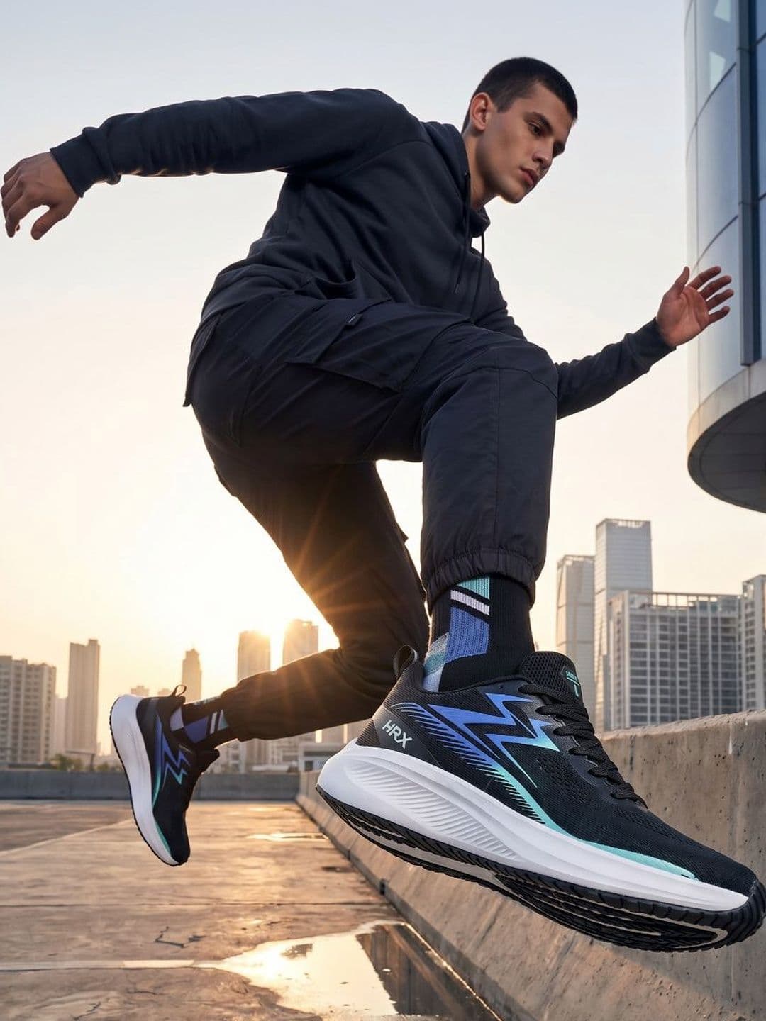 HRX by Hrithik Roshan Men Mesh Running Shoes - view 1