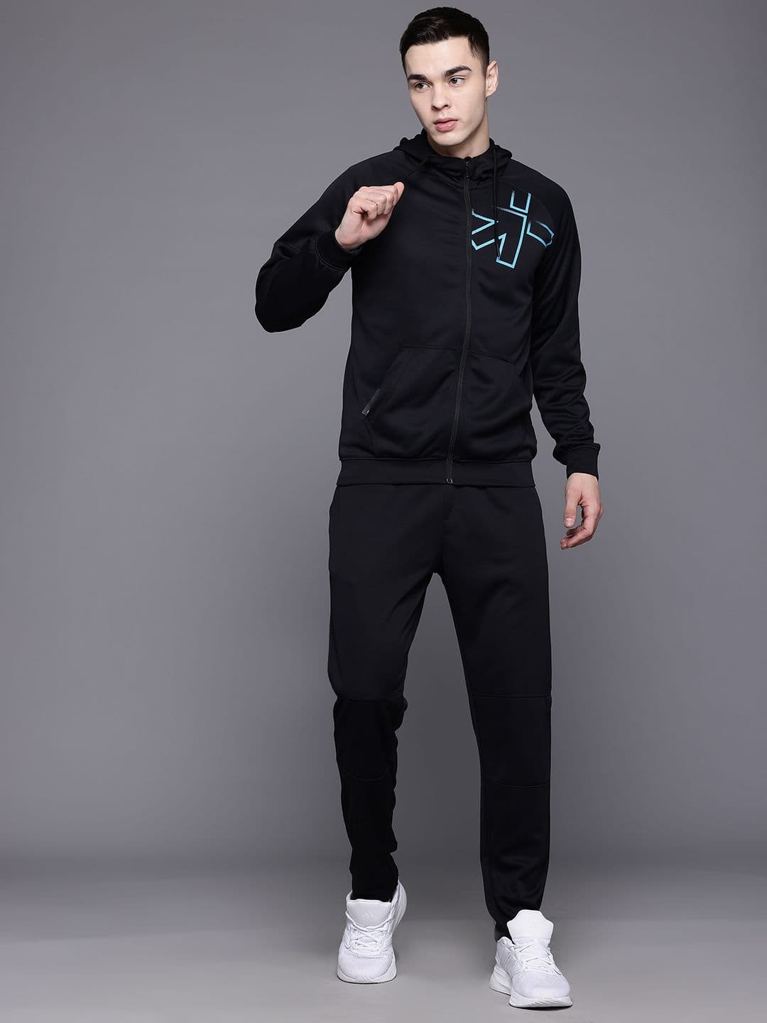 HRX by Hrithik Roshan Men Rapid-Dry Hooded Running Track-Suit - view 1