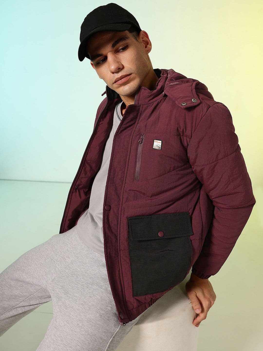 HRX by Hrithik Roshan Hooded Padded Jacket - view 1