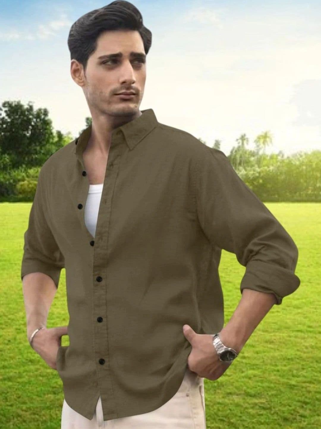 Zans and mens Men Standard Casual Shirt - view 1