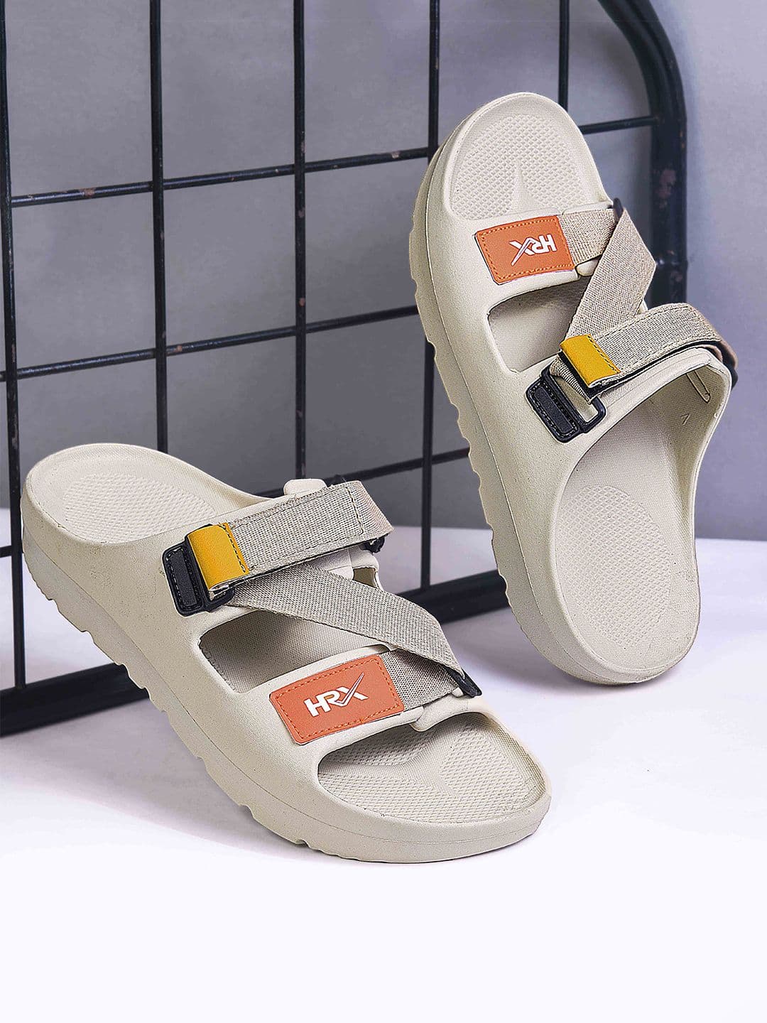 HRX by Hrithik Roshan Men Rubber Sliders - view 1