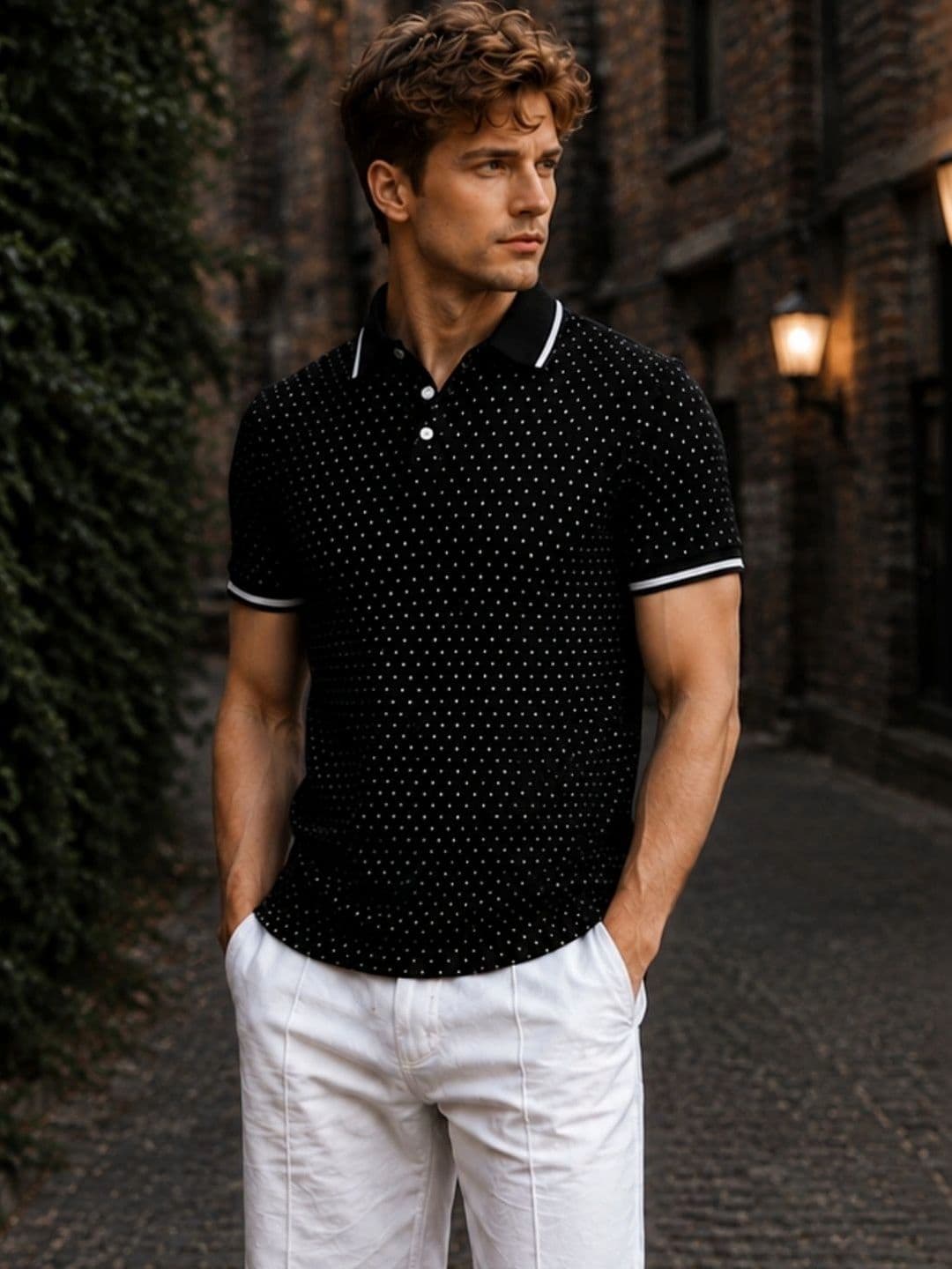 Moda Rapido Men Printed Polo Collar T-shirt - view 1