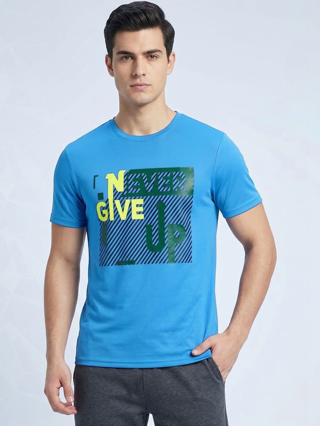HRX by Hrithik Roshan Men Typography Printed Round Neck T-shirt - view 1
