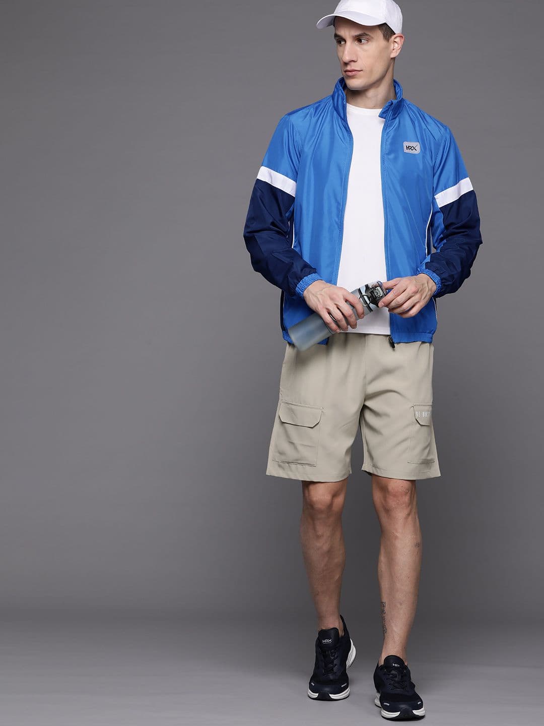 HRX by Hrithik Roshan Men Colourblocked Windcheater Running Sporty Jacket - view 1