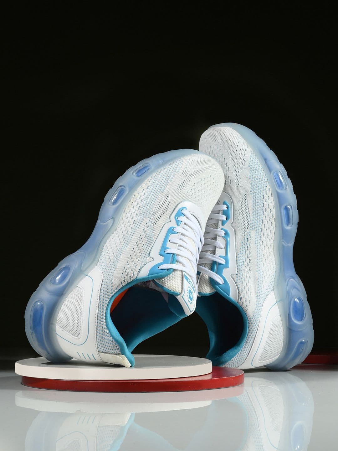 HRX by Hrithik Roshan Men Textured Lace-Up Running Shoes - view 1