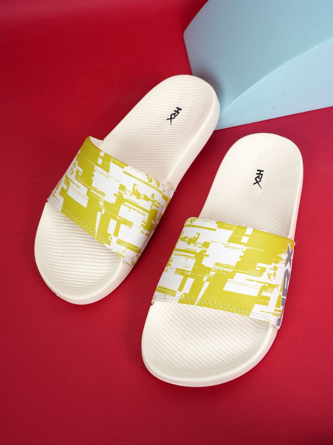 HRX by Hrithik Roshan Unisex Printed Sliders - view 1