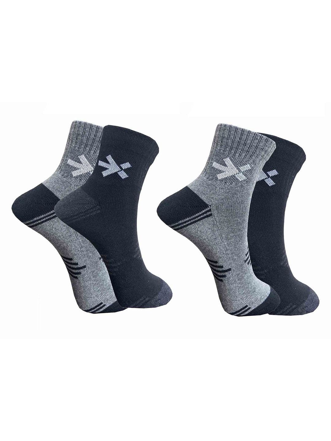 HRX by Hrithik Roshan Pack Of 4 Patterned Ankle-Length Socks - view 1