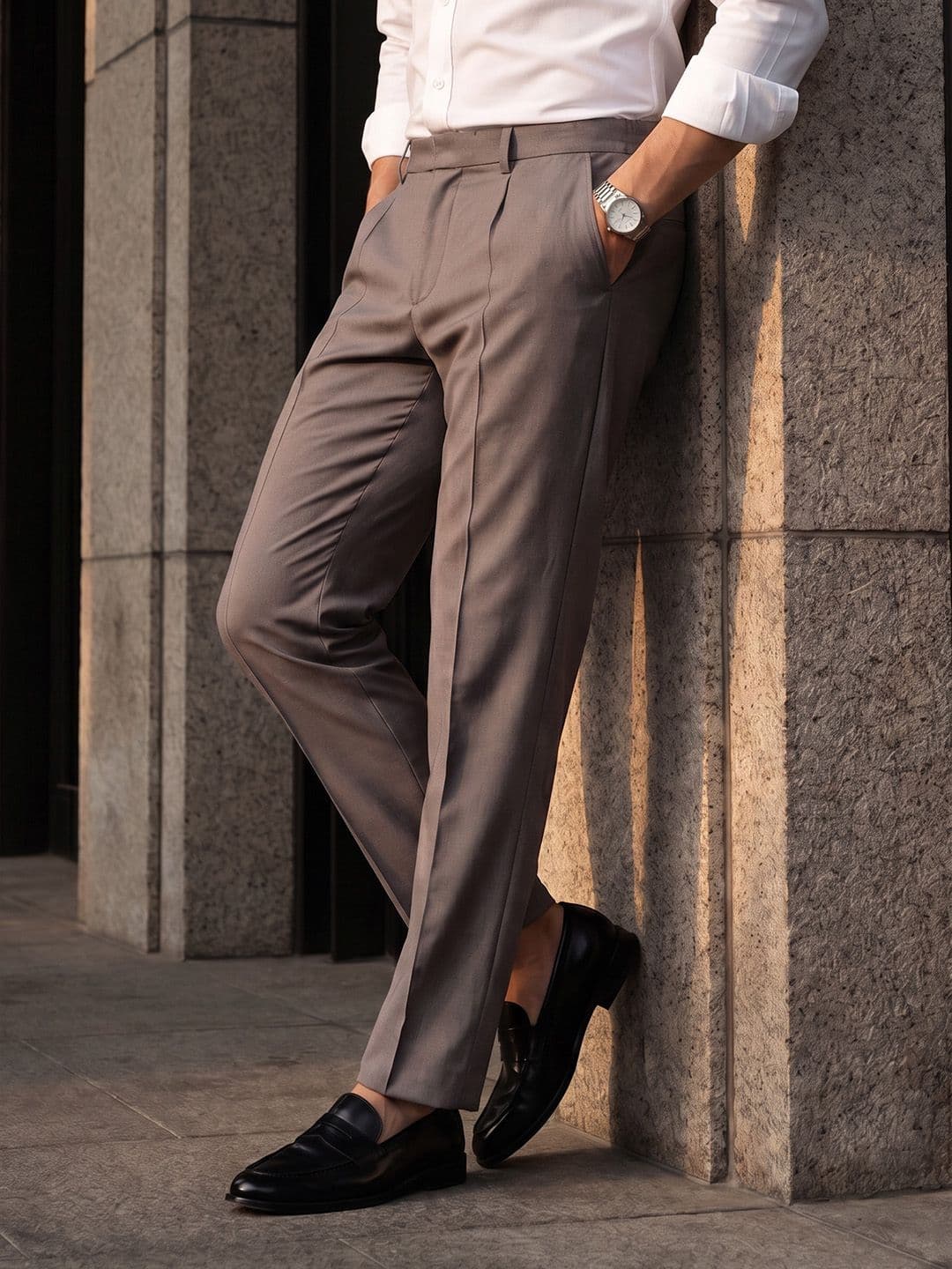 INVICTUS Men Easy Wash Formal Trousers - view 1