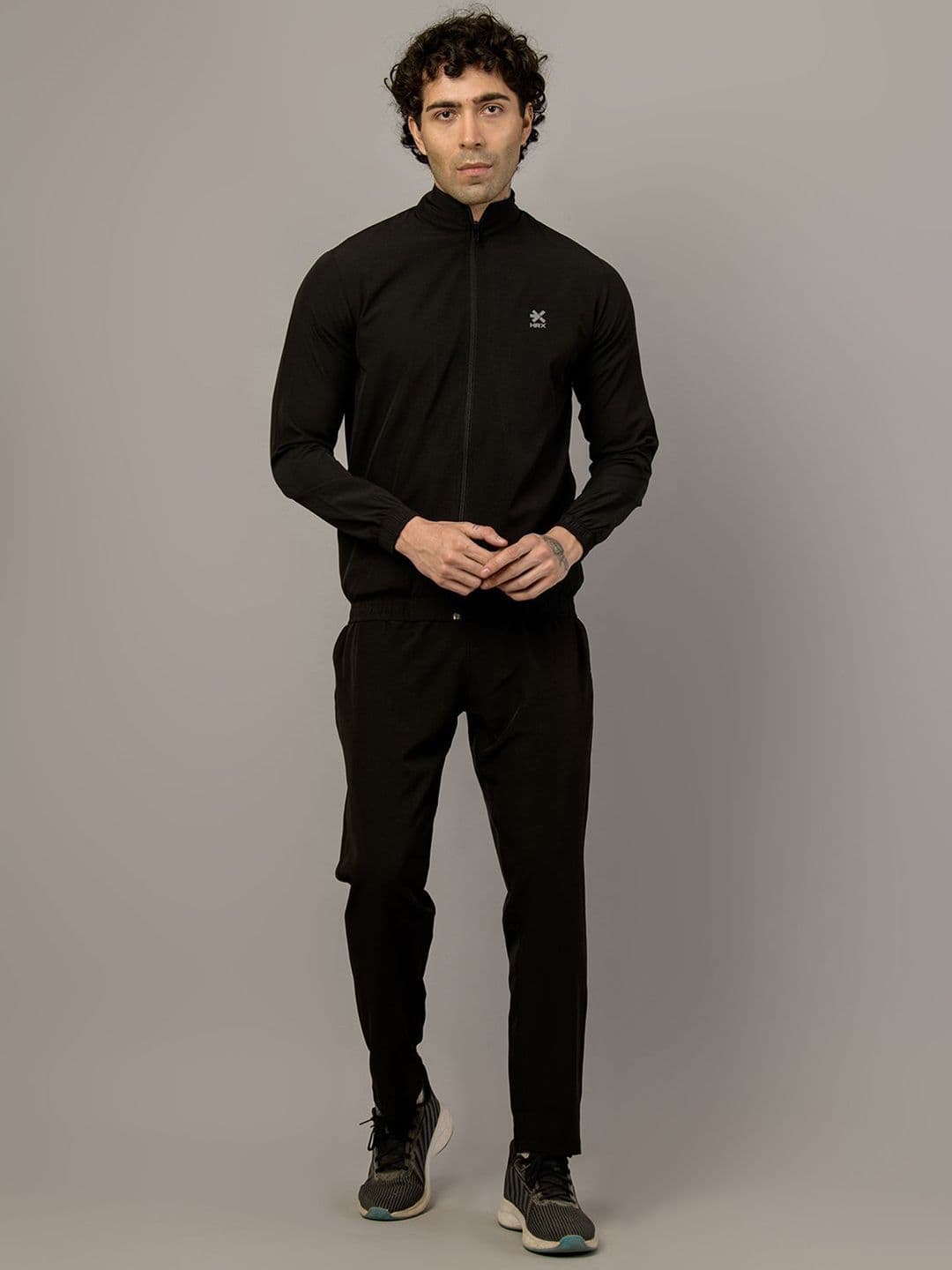 HRX by Hrithik Roshan Men Mock Collar Mid Rise Tracksuit - view 1