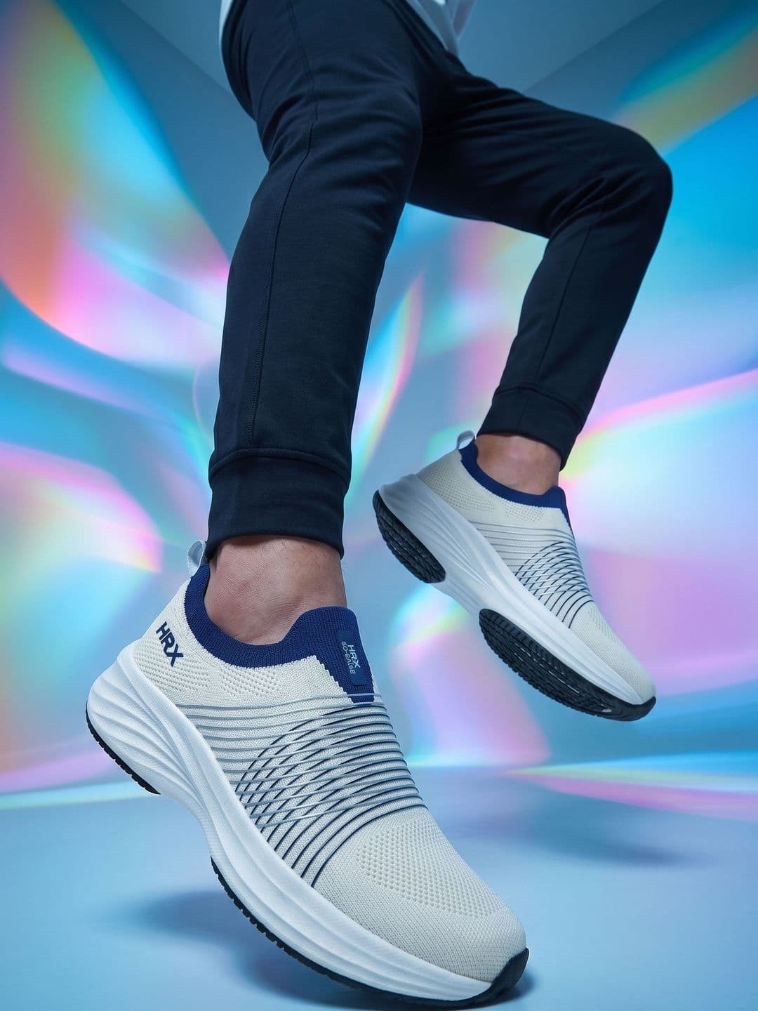 HRX by Hrithik Roshan Men Textile Running Shoes - view 1