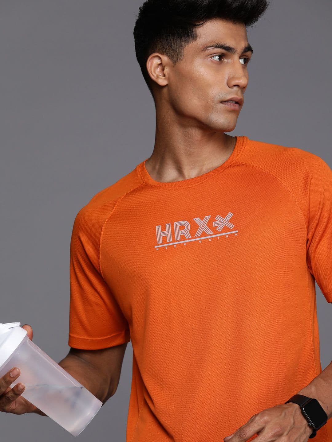 HRX by Hrithik Roshan Men Typography Printed T-shirt - view 1