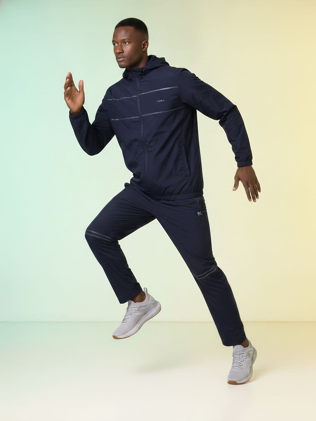 HRX by Hrithik Roshan Brand Logo Printed Hood Tracksuits - view 1