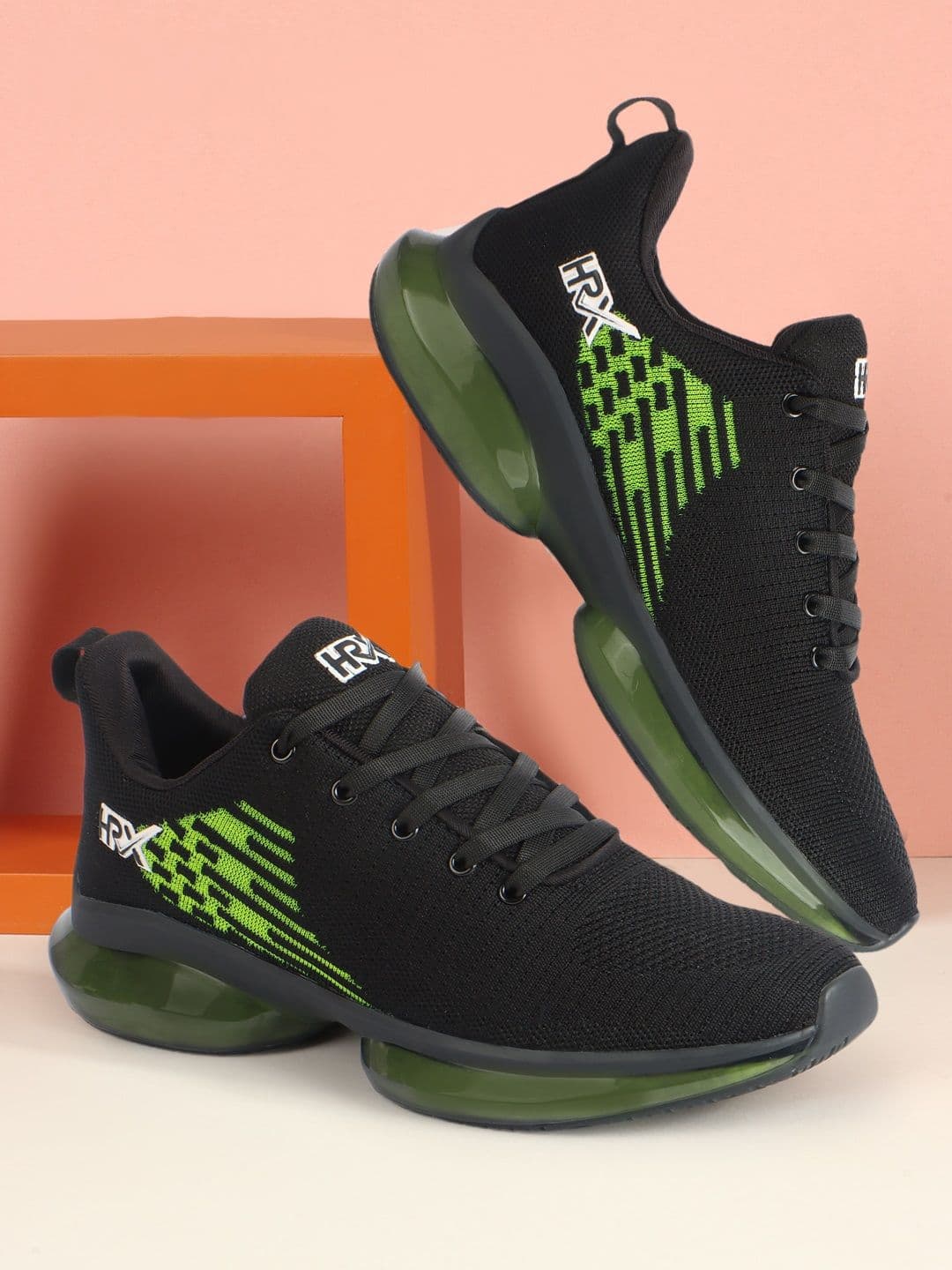 HRX by Hrithik Roshan Men Textile Running Shoes - view 1