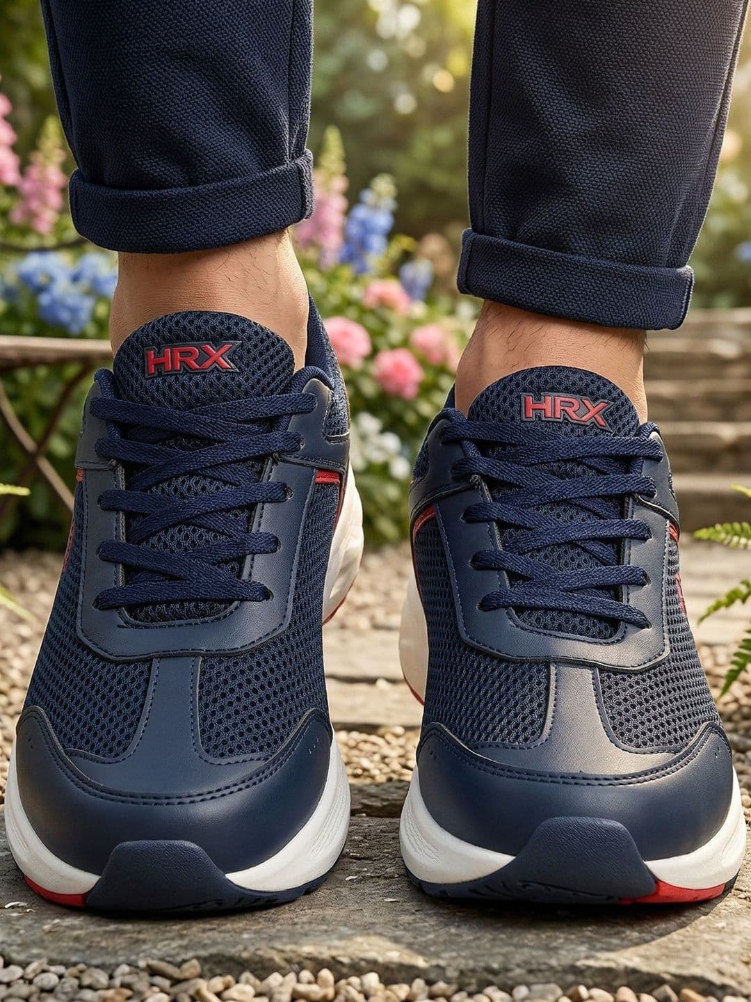 HRX by Hrithik Roshan Men Mesh Running Shoes - view 1