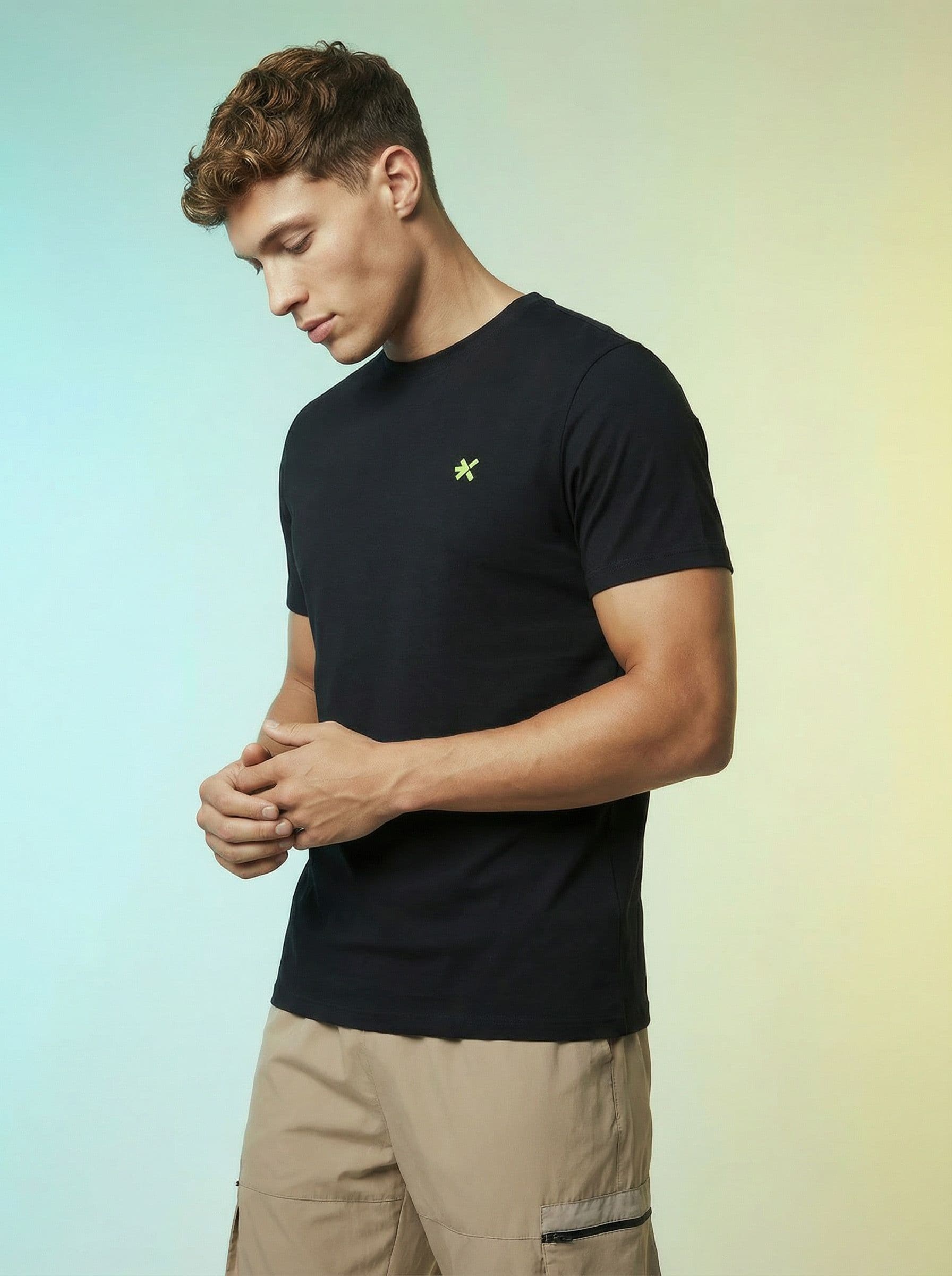 HRX by Hrithik Roshan Round Neck Casual T-shirt - view 1