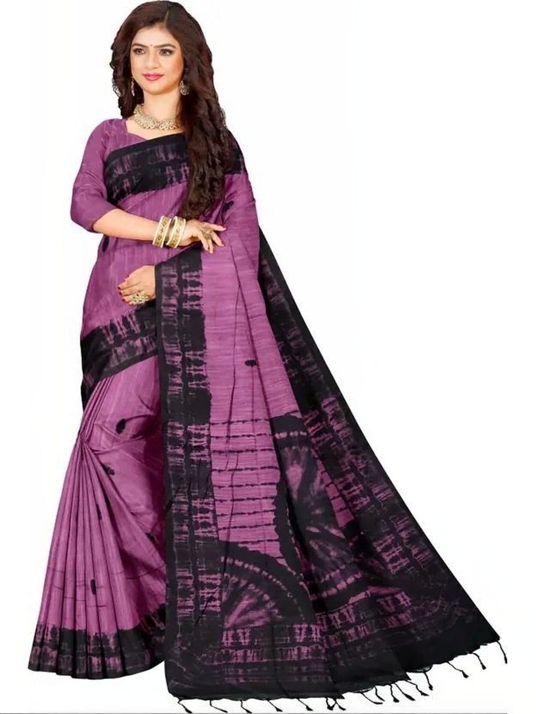 Joyguru Textile Tie and Dye Saree - view 1
