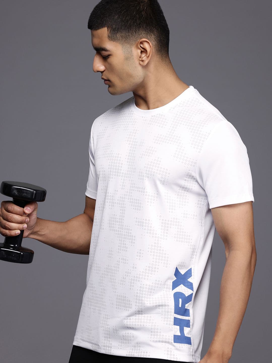 HRX by Hrithik Roshan Printed Rapid-Dry Training T-shirt - view 1
