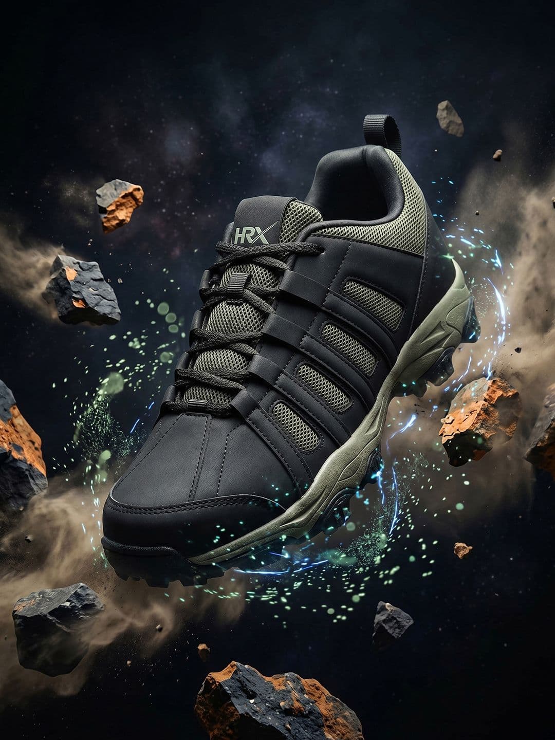 HRX by Hrithik Roshan Men Mesh Trekking Non-Marking Shoes - view 1