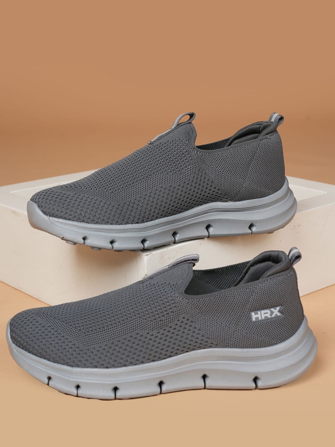 HRX by Hrithik Roshan Men Mesh Running Slip-On Non-Marking Shoes - view 1