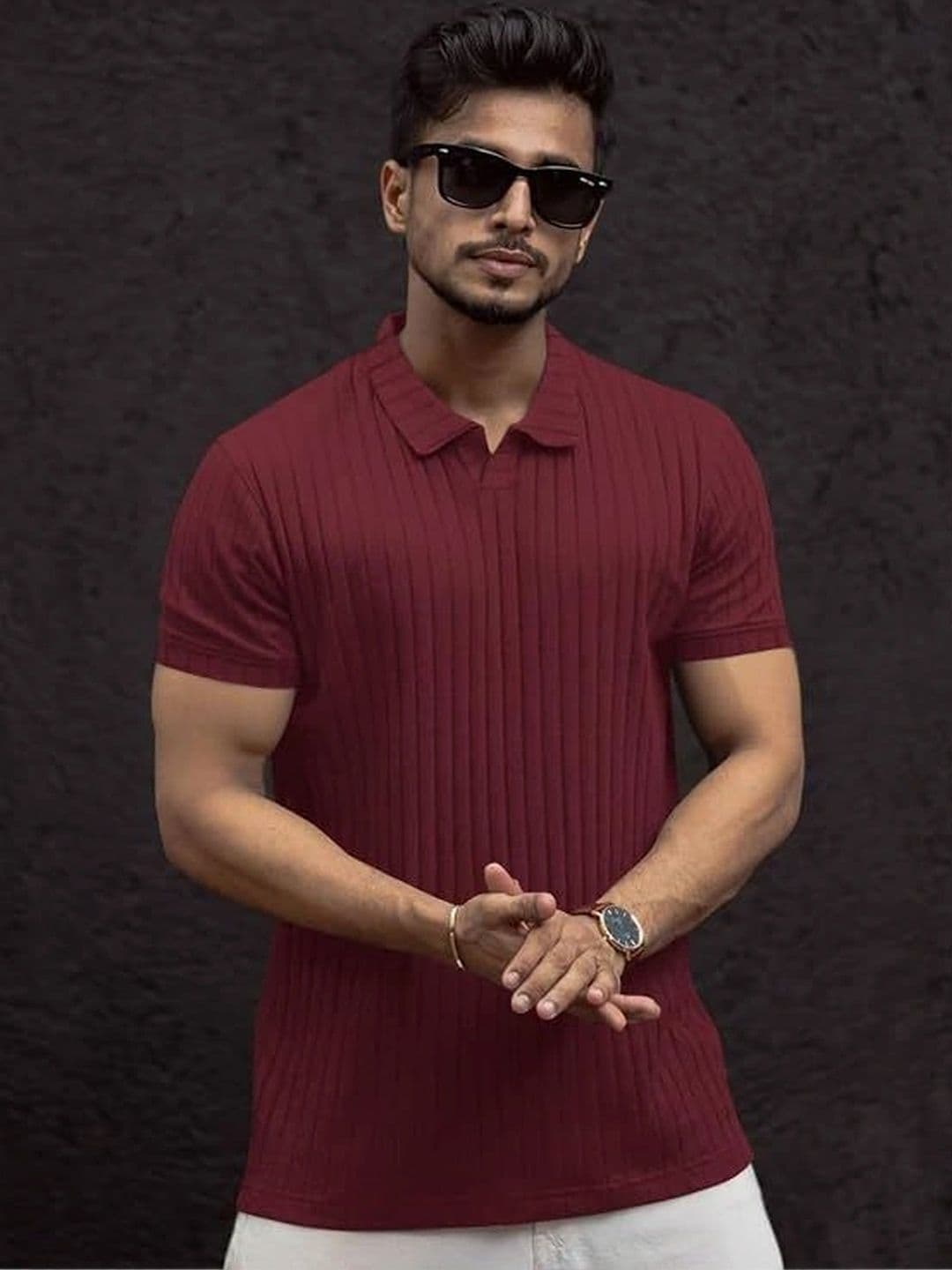 KAJARU Men Polo Collar T-shirt - view 1