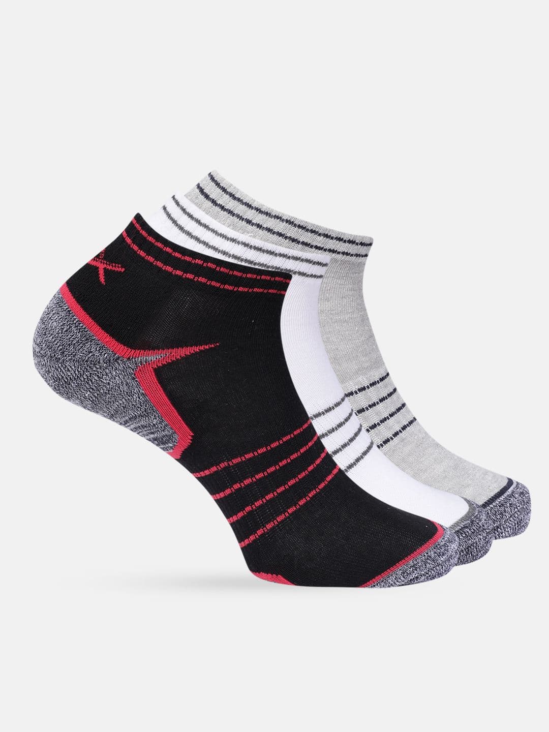 HRX by Hrithik Roshan Men Pack of 3 Ankle Length Socks - view 1