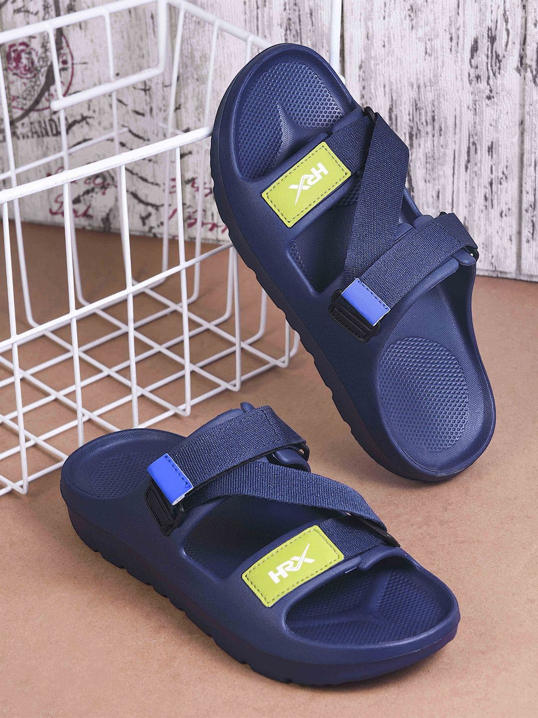 HRX by Hrithik Roshan Men Rubber Sliders - view 1