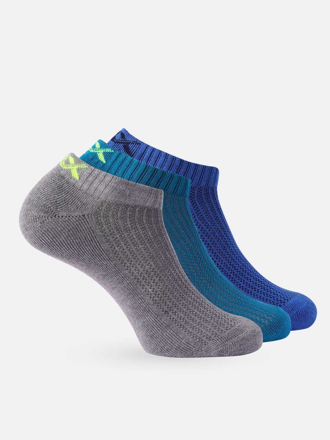 HRX by Hrithik Roshan Men Ankle length Pack of 3 Quick Dry Socks - view 1