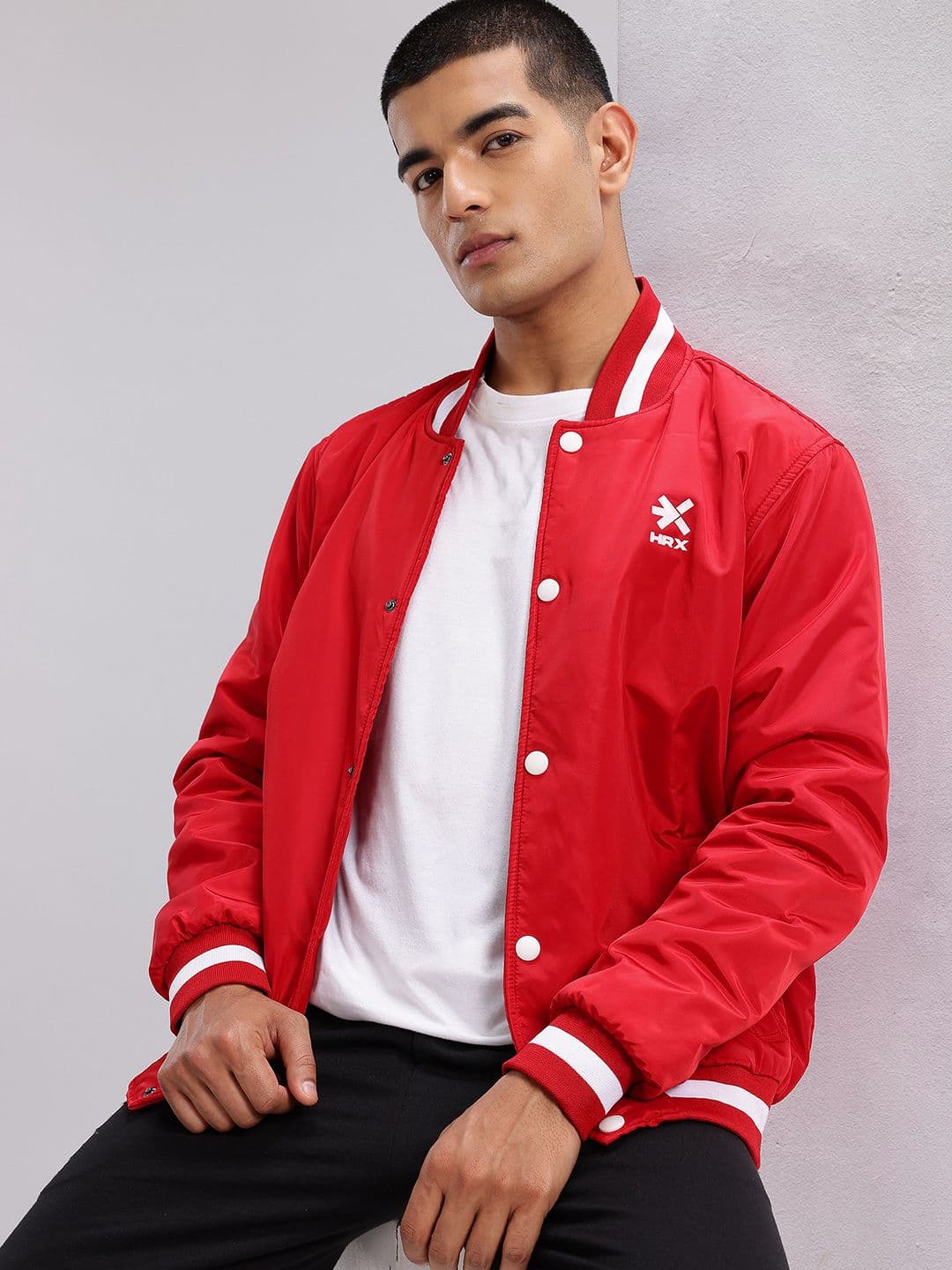 HRX by Hrithik Roshan Stand Collar Padded Bomber Jacket - view 1