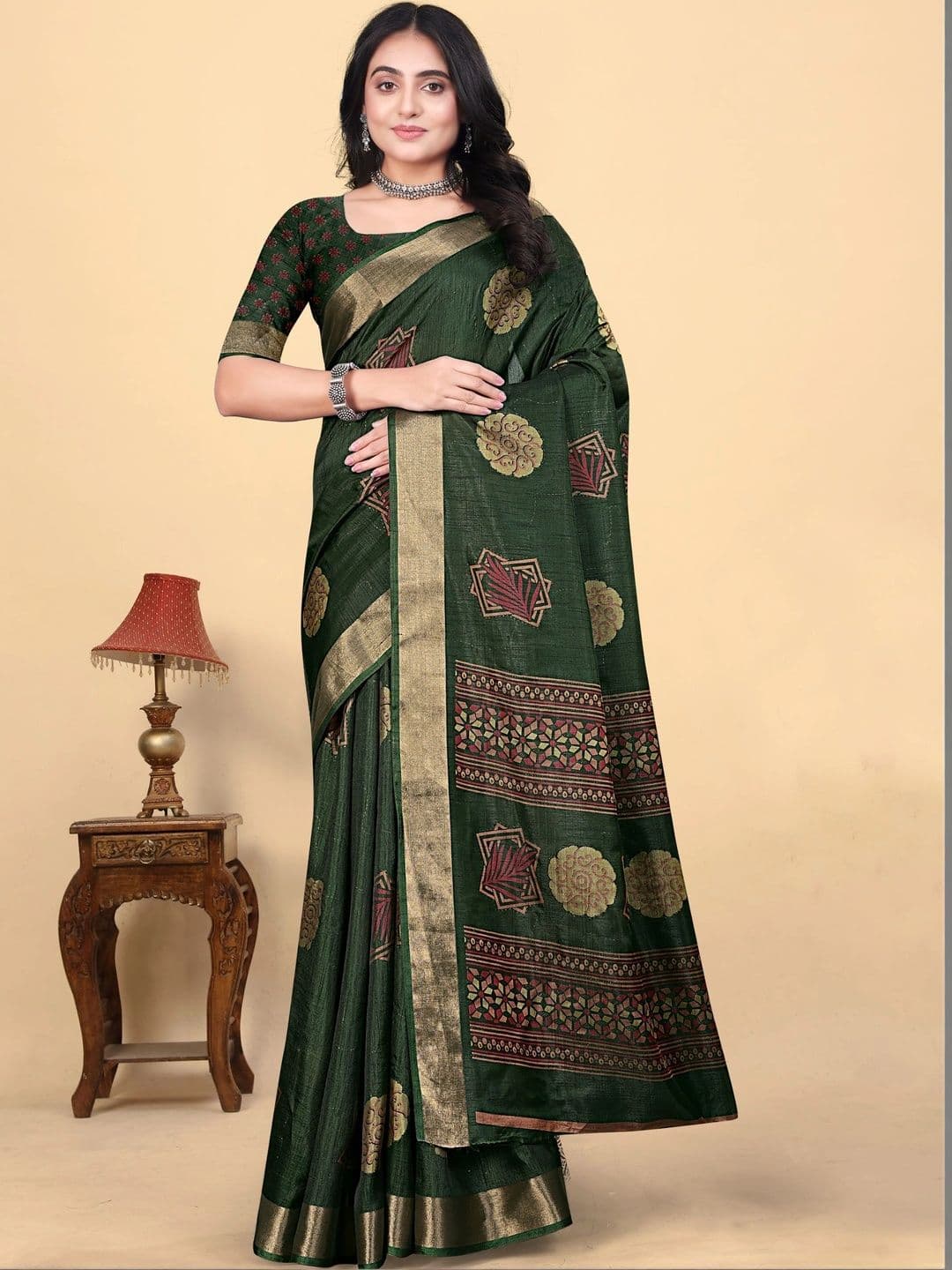 SSHAGUN LIFESTYLE Zari Saree - view 1
