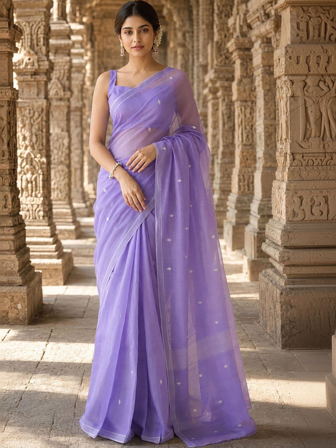 Moda Rapido Woven Design Zari Kanjeevaram Saree - view 1